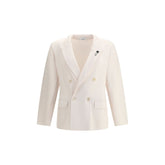 Lardini Cream Wool Coat